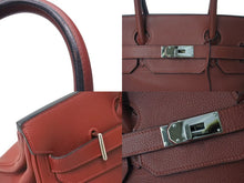 Load image into Gallery viewer, 極美品 ゴルチェ期 HERMES エルメス ショルダーバーキン トリヨンクレマンス レッド □J刻印 ショルダーバッグ 中古 4b001028