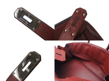 Load image into Gallery viewer, 極美品 ゴルチェ期 HERMES エルメス ショルダーバーキン トリヨンクレマンス レッド □J刻印 ショルダーバッグ 中古 4b001028
