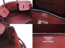 Load image into Gallery viewer, 極美品 ゴルチェ期 HERMES エルメス ショルダーバーキン トリヨンクレマンス レッド □J刻印 ショルダーバッグ 中古 4b001028