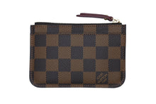 画像をギャラリービューアに読み込む, 極美品 LOUIS VUITTON ルイヴィトン モノグラム ダミエ エベヌ ポシェットクレ コインケース N63094 ブラウン ゴールド金具 中古 4b010402
