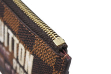 画像をギャラリービューアに読み込む, 極美品 LOUIS VUITTON ルイヴィトン モノグラム ダミエ エベヌ ポシェットクレ コインケース N63094 ブラウン ゴールド金具 中古 4b010402