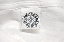 Load image into Gallery viewer, CHROME HEARTS クロムハーツ オールド ティーバー スター プリント 半袖Ｔシャツ ホワイト コットン ロゴ サイズM 美品 中古 4b010420