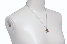 Load image into Gallery viewer, 極美品 CHANEL シャネル ココマークネックレス 00C刻印 重量約5.1g ピンク シルバー メタル シルバー金具 中古 4b001044