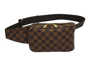 LOUIS VUITTON ルイヴィトン ジェロニモス ウエストバッグ ボディバッグ N51994 ダミエ ブラウン 美品 中古 4b010540