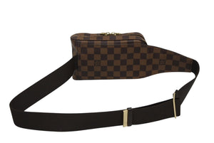 LOUIS VUITTON ルイヴィトン ジェロニモス ウエストバッグ ボディバッグ N51994 ダミエ ブラウン 美品 中古 4b010540