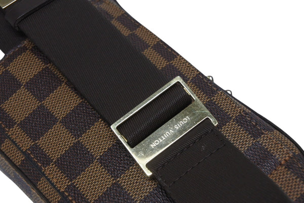LOUIS VUITTON ルイヴィトン ジェロニモス ウエストバッグ ボディバッグ N51994 ダミエ ブラウン 美品 中古 4b010540