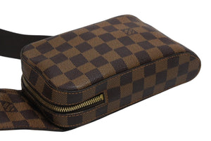 LOUIS VUITTON ルイヴィトン ジェロニモス ウエストバッグ ボディバッグ N51994 ダミエ ブラウン 美品 中古 4b010540