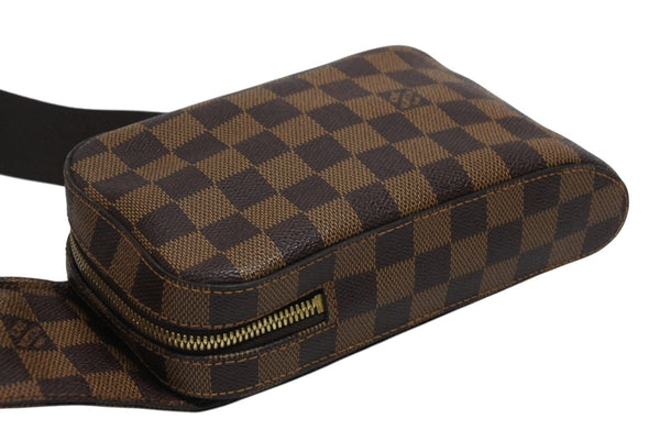 LOUIS VUITTON ルイヴィトン ジェロニモス ウエストバッグ ボディバッグ N51994 ダミエ ブラウン 美品 中古 4b010540