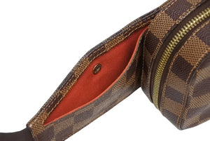 LOUIS VUITTON ルイヴィトン ジェロニモス ウエストバッグ ボディバッグ N51994 ダミエ ブラウン 美品 中古 4b010540