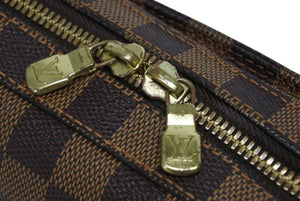 LOUIS VUITTON ルイヴィトン ジェロニモス ウエストバッグ ボディバッグ N51994 ダミエ ブラウン 美品 中古 4b010540