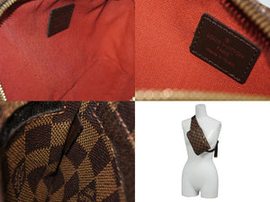 LOUIS VUITTON ルイヴィトン ジェロニモス ウエストバッグ ボディバッグ N51994 ダミエ ブラウン 美品 中古 4b010540