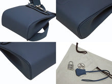 画像をギャラリービューアに読み込む, 新品同様 HERMES エルメス HAC A DOS PM アッカド PM 新作 ショルダーバッグ トゴ ブルードプリュス シルバー金具 K刻印 中古 4b010707