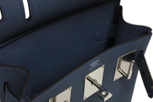 画像をギャラリービューアに読み込む, 新品同様 HERMES エルメス HAC A DOS PM アッカド PM 新作 ショルダーバッグ トゴ ブルードプリュス シルバー金具 K刻印 中古 4b010707
