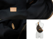 画像をギャラリービューアに読み込む, 極美品 LOUIS VUITTON ルイヴィトン バムバッグ ボディバッグ ウエストバッグ M43644 モノグラム ブラウン ゴールド金具 中古 4b010713