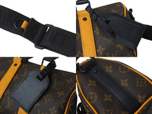 画像をギャラリービューアに読み込む, LOUIS VUITTON ルイヴィトン モノグラムマカサー キーポル バンドリエール 25 M46687 ブラウン ブラック金具 美品 中古 4b001072