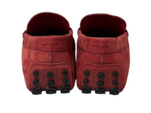 Load image into Gallery viewer, 新品未使用 TOD'S × FERRARI トッズ × フェラーリ ゴンミーニ XRM0XB0X2006GD067Y ドライビングシューズ レザー ローファー 5 1/2 赤 中古 4b010721