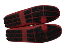 Load image into Gallery viewer, 新品未使用 TOD'S × FERRARI トッズ × フェラーリ ゴンミーニ XRM0XB0X2006GD067Y ドライビングシューズ レザー ローファー 5 1/2 赤 中古 4b010721