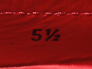 極美品 TOD'S × FERRARI トッズ × フェラーリ ゴンミーニ XRE0EO0H6007B7027N ドライビングシューズ スエード ローファー サイズ6 赤 中古 4b010720