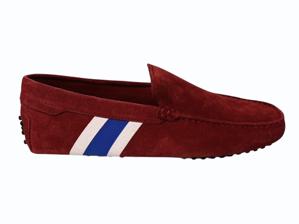 Mint condition TOD'S × FERRARI Gommini XRM0GW0X740RE0R007 Driving Shoes Suede Loafers Size 6 Red Used 4b010723