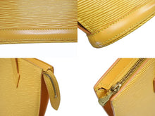 画像をギャラリービューアに読み込む, 極美品 LOUIS VUITTON ルイヴィトン サンジャックPM ハンドバッグ M52279 エピ レザー イエロー ゴールド金具 中古 4b010731