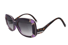Load image into Gallery viewer, 極美品 LOUIS VUITTON ルイヴィトン サングラス アイウェア Z0637E 91B サイズ55□17 145 パープル べっ甲カラー 中古 4b010735