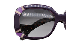 Load image into Gallery viewer, 極美品 LOUIS VUITTON ルイヴィトン サングラス アイウェア Z0637E 91B サイズ55□17 145 パープル べっ甲カラー 中古 4b010735