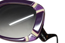 Load image into Gallery viewer, 極美品 LOUIS VUITTON ルイヴィトン サングラス アイウェア Z0637E 91B サイズ55□17 145 パープル べっ甲カラー 中古 4b010735