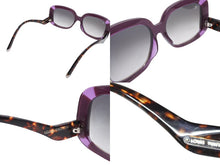Load image into Gallery viewer, 極美品 LOUIS VUITTON ルイヴィトン サングラス アイウェア Z0637E 91B サイズ55□17 145 パープル べっ甲カラー 中古 4b010735