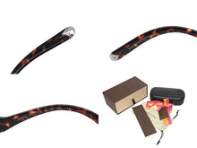 Load image into Gallery viewer, 極美品 LOUIS VUITTON ルイヴィトン サングラス アイウェア Z0637E 91B サイズ55□17 145 パープル べっ甲カラー 中古 4b010735