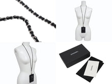 画像をギャラリービューアに読み込む, 極美品 CHANEL シャネル チェーンネックストラップ カードケース 31番台 ココマーク ラムスキン キルティング ブラック 中古 4b010742