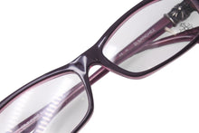 画像をギャラリービューアに読み込む, CHROME HEARTS クロムハーツ D.SANCHEZ メガネ アイウェア CHクロス プラスチック シルバー925 パープル シルバー金具 美品 中古 4b001076