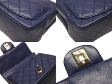 画像をギャラリービューアに読み込む, 極美品 CHANEL シャネル ミニマトラッセ16 Sフラップ Sチェーンショルダーバッグ 24番台 ココマーク キャビアスキン ゴールド金具 中古 4b010761