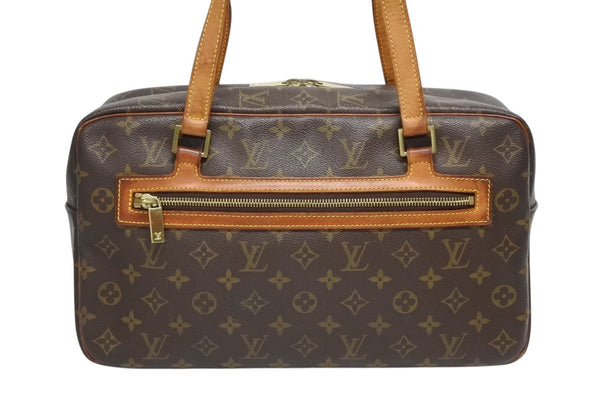 LOUIS VUITTON ルイヴィトン シテGM ショルダーバッグ モノグラム M51181 PVC ブラウン ゴールド金具 美品 中古 4b010811