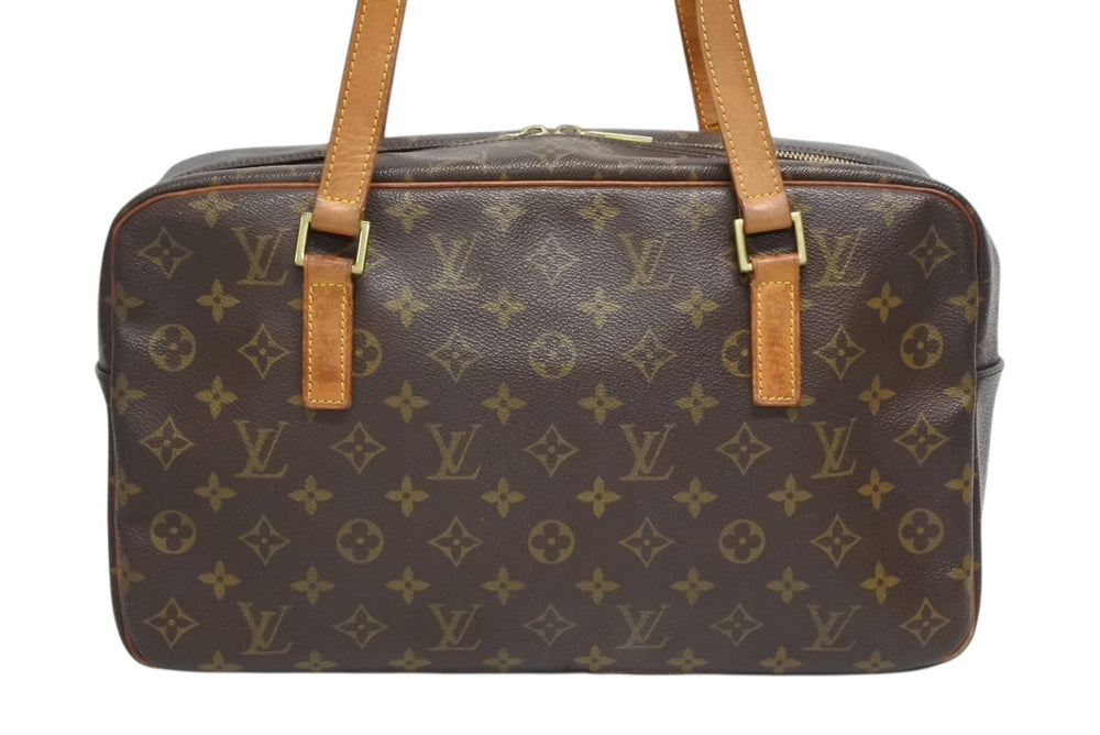 LOUIS VUITTON ルイヴィトン シテGM ショルダーバッグ モノグラム M51181 PVC ブラウン ゴールド金具 美品 中古 4b010811