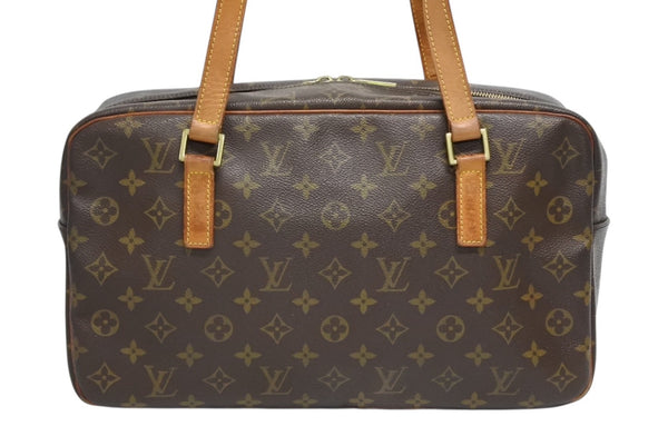LOUIS VUITTON ルイヴィトン シテGM ショルダーバッグ モノグラム M51181 PVC ブラウン ゴールド金具 美品 中古 4b010811