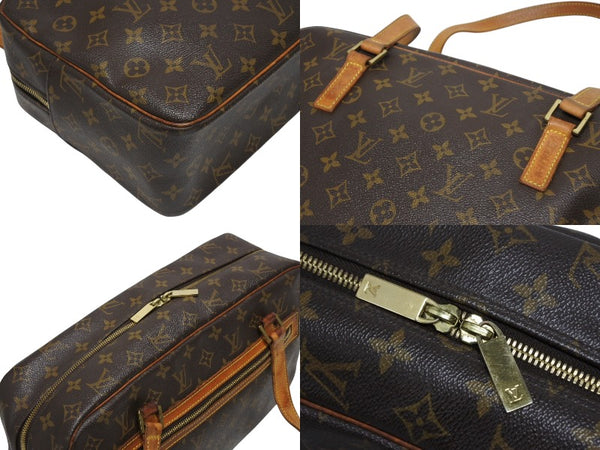LOUIS VUITTON ルイヴィトン シテGM ショルダーバッグ モノグラム M51181 PVC ブラウン ゴールド金具 美品 中古 4b010811