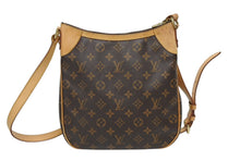 Load image into Gallery viewer, LOUIS VUITTON ルイヴィトン オデオンPM M56390 ショルダーバッグ モノグラム レディース ブラウン ベージュ 良品 中古 4b010813
