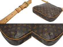 Load image into Gallery viewer, LOUIS VUITTON ルイヴィトン オデオンPM M56390 ショルダーバッグ モノグラム レディース ブラウン ベージュ 良品 中古 4b010813