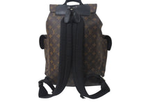 画像をギャラリービューアに読み込む, LOUIS VUITTON ルイヴィトン クリストファー MM リュック バックパック M43735 モノグラムマカサー PVC レザー 美品 中古 4b001083