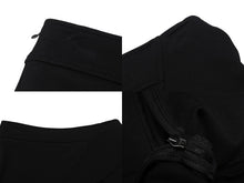 画像をギャラリービューアに読み込む, 極美品 BALENCIAGA バレンシアガ スカート 203986 サイズ36 レーヨン ナイロン キュプラ ブラック フランス製 中古 4b001084