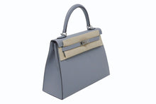 画像をギャラリービューアに読み込む, 新品未使用 HERMES エルメス KELLY ケリー 25 2WAY ハンドバッグ 外縫い エプソン グリパンタン シルバー金具 K刻印 中古 4b010859
