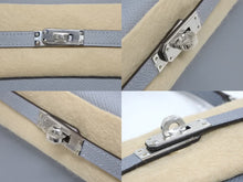 画像をギャラリービューアに読み込む, 新品未使用 HERMES エルメス KELLY ケリー 25 2WAY ハンドバッグ 外縫い エプソン グリパンタン シルバー金具 K刻印 中古 4b010859