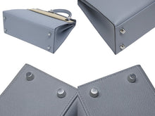 画像をギャラリービューアに読み込む, 新品未使用 HERMES エルメス KELLY ケリー 25 2WAY ハンドバッグ 外縫い エプソン グリパンタン シルバー金具 K刻印 中古 4b010859