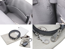 画像をギャラリービューアに読み込む, 新品未使用 HERMES エルメス KELLY ケリー 25 2WAY ハンドバッグ 外縫い エプソン グリパンタン シルバー金具 K刻印 中古 4b010859