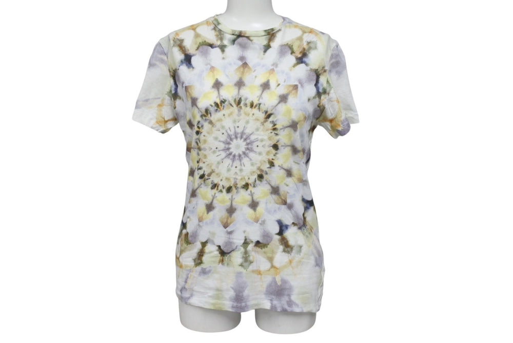 Like new Christian Dior Christian Dior Short Sleeve T-shirt 923T03KA428 Size S Kaleidoscope Print White Multicolor Used 4b001086