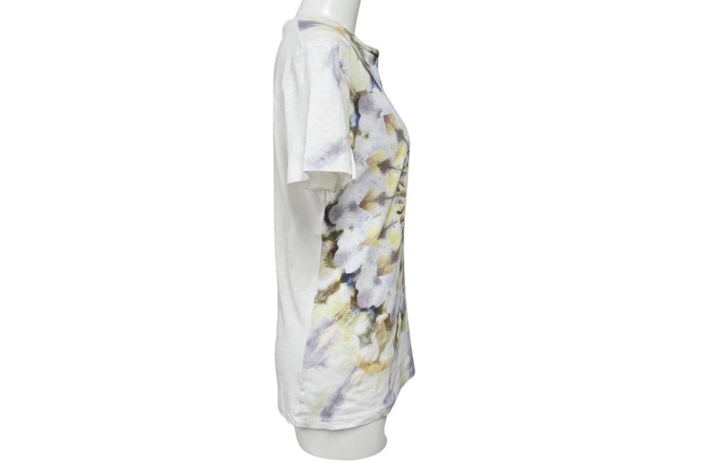 新品同様 Christian Dior クリスチャンディオール 半袖Tシャツ 923T03KA428 サイズS 万華鏡 プリント ホワイト マルチカラー 中古 4b001086