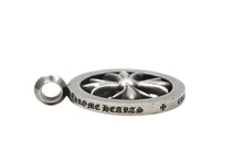 画像をギャラリービューアに読み込む, CHROME HEARTS クロムハーツ メダリオン ペンダント トップ 重量約60.0g 2006/.925刻印 美品 中古 4b010865