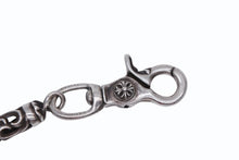 Load image into Gallery viewer, CHROME HEARTS クロムハーツ ケルティック ローラーウォレットチェーン 9リンク 約218g 美品 中古 4b010867