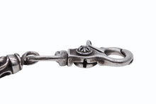 Load image into Gallery viewer, CHROME HEARTS クロムハーツ ケルティック ローラーウォレットチェーン 9リンク 約218g 美品 中古 4b010867