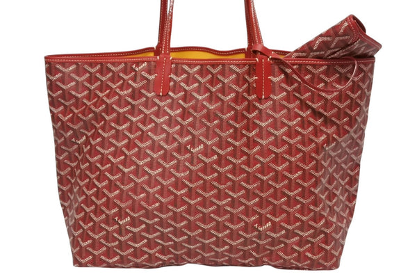 極美品 GOYARD ゴヤール × MASTERMIND マスターマインド LOVELESS限定 ラブレス サンルイPM トートバッグ No.060 レッド 中古 4b010910